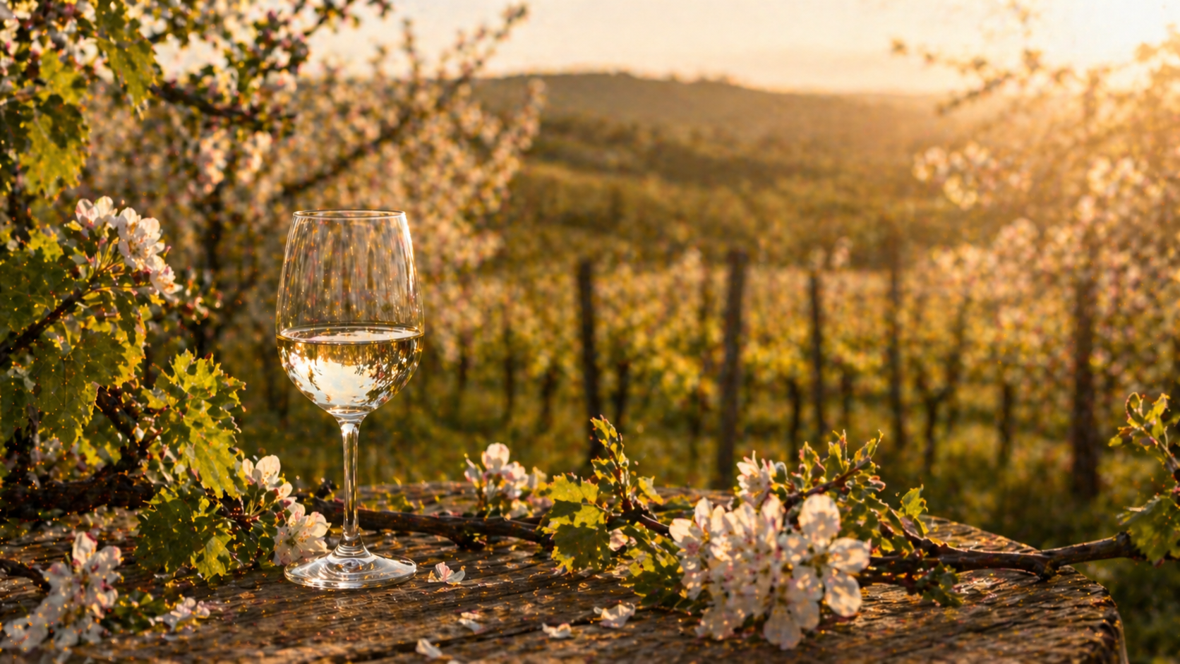 Saisonales Motiv Weinbau Biegner